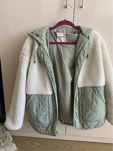 Pull and bear peluş mont