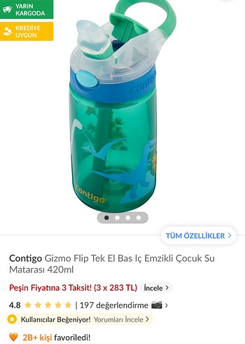 Contigo marka az ve temiz kullanılmış suluk - Görsel 9