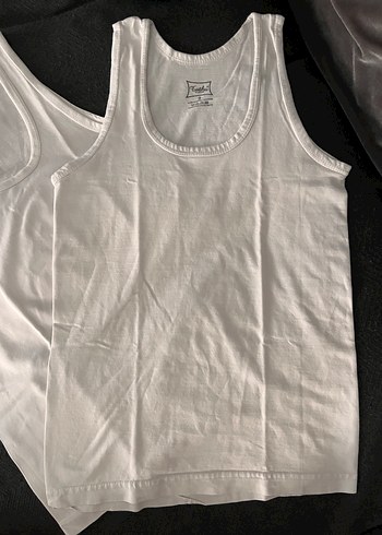 9 Yaş Beden Beyaz Çocuk Atlet 2'li Paket