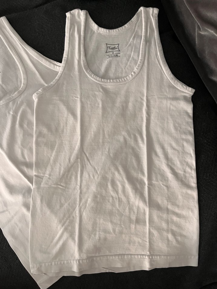 Beyaz Çocuk Atlet 2'li Paket - Görsel 2