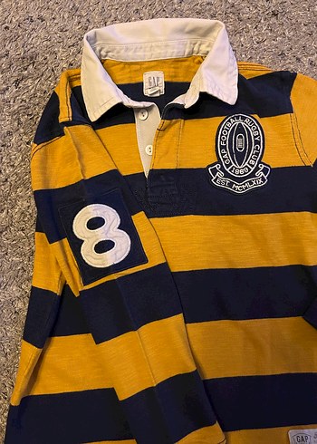 GAP Erkek Çocuk Sarı Çizgili Sweat - Görsel 3