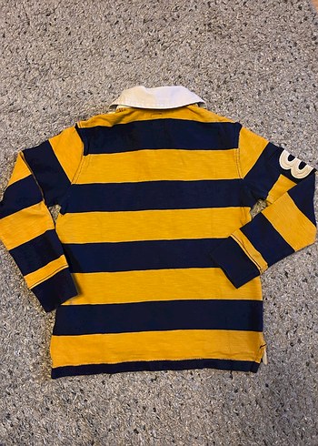 GAP Erkek Çocuk Sarı Çizgili Sweat - Görsel 2