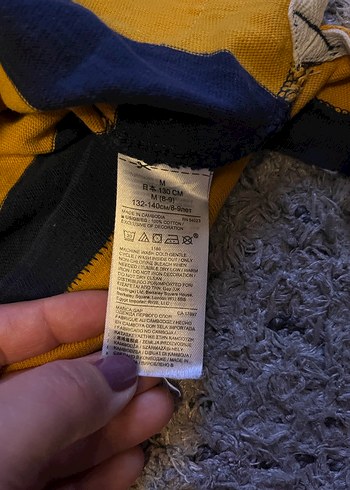 GAP Erkek Çocuk Sarı Çizgili Sweat - Görsel 5