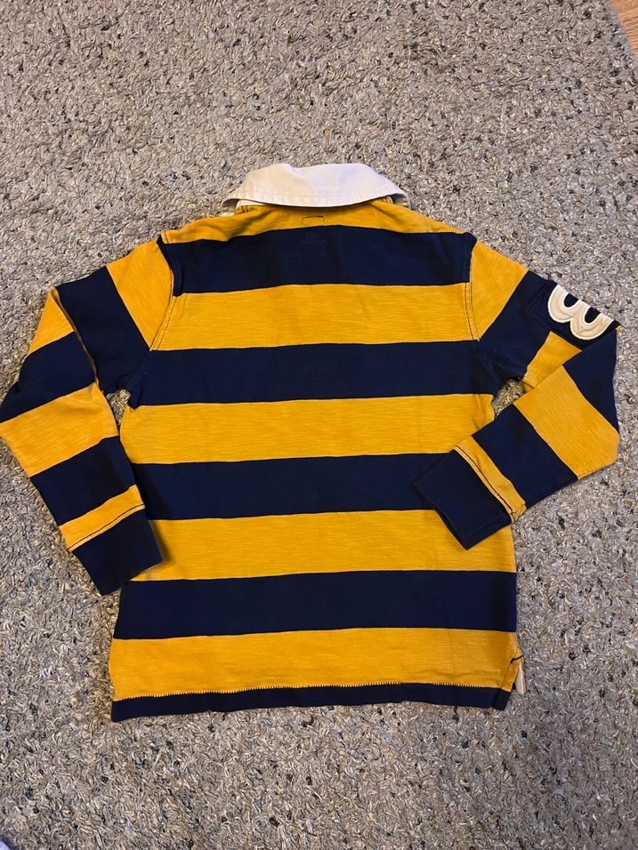 GAP Erkek Çocuk Sarı Çizgili Sweat - Görsel 2