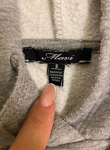 s Beden mavi sweatshirt