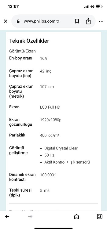 PHILIPS TELEVİZYON - Görsel 6