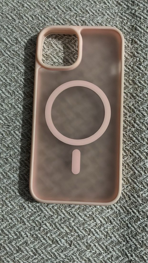 Pembe Düğmeli Bohem Telefon Kılıfı - Görsel 2