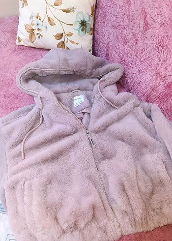 Bershka peluş mont - Görsel 4
