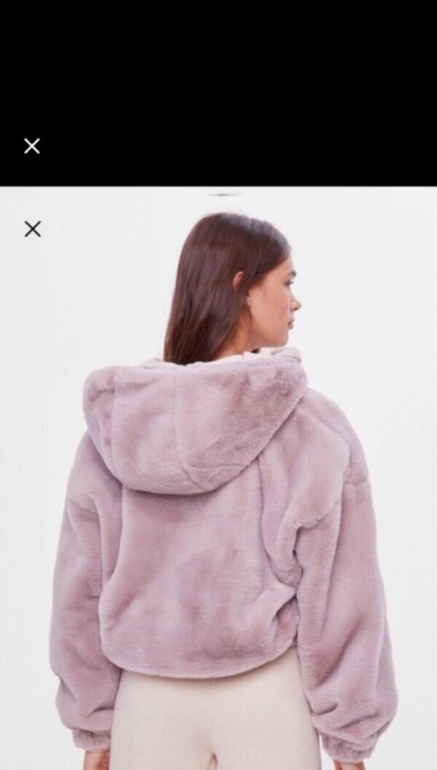 Bershka peluş mont - Görsel 2