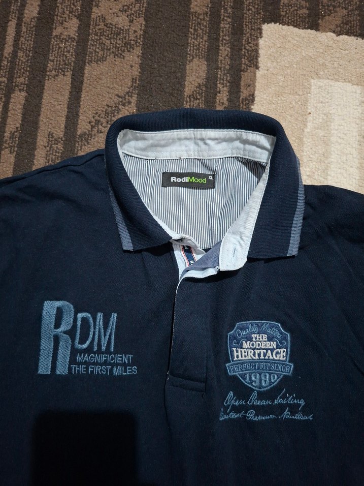 rodi polo yaka erkek sweatshirt - Görsel 2