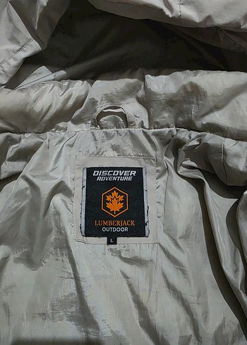 Bej Kapüşonlu Erkek Kışlık Mont - Görsel 4