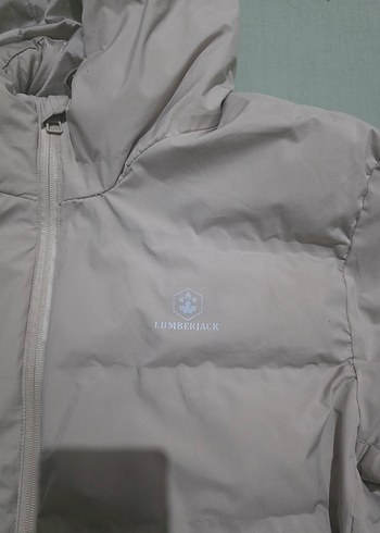 Bej Kapüşonlu Erkek Kışlık Mont - Görsel 3