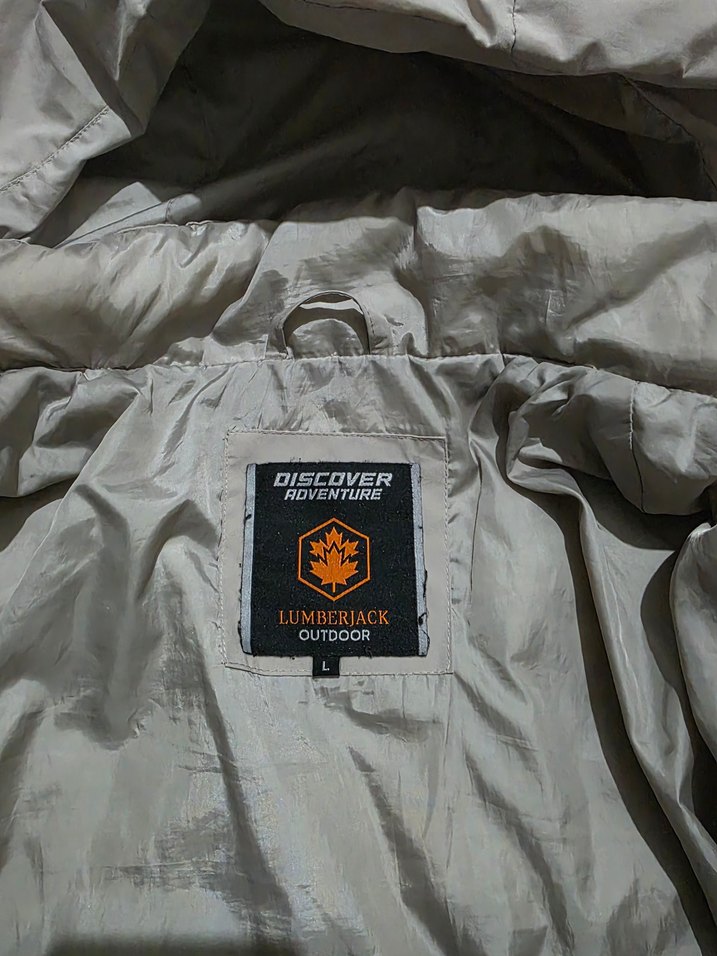 Bej Kapüşonlu Erkek Kışlık Mont - Görsel 4