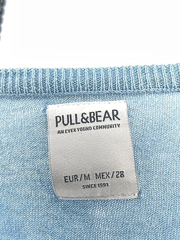 m Beden mavi Renk Pull and Bear Kazak / Triko %70 İndirimli.