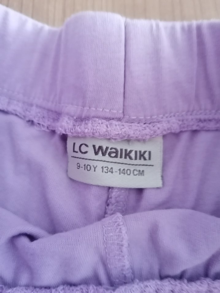 Pastel Mor Pamuklu Rahat Kesim Mini Şort - Görsel 3