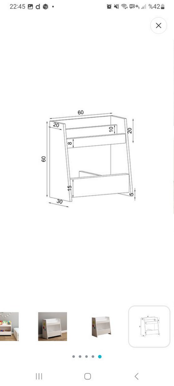 FLY MOBİLYA MONTESSORİ KİTAPLIK OYUNCAKLIK - Görsel 4