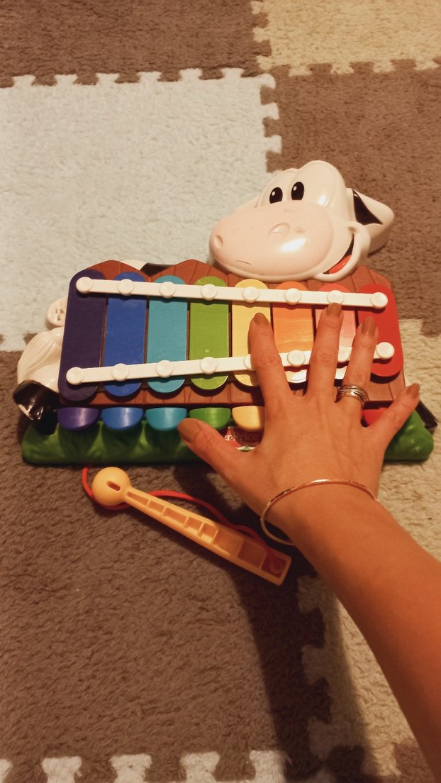 Renkli Fisher Price Eğitici Ksilofon Oyuncak - Görsel 4