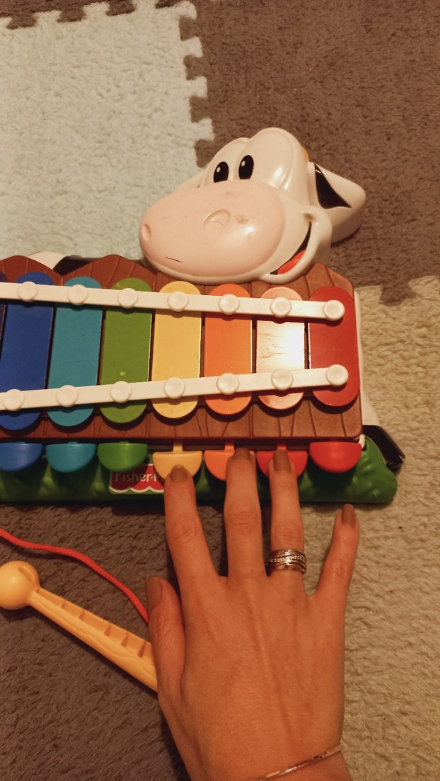 Renkli Fisher Price Eğitici Ksilofon Oyuncak - Görsel 2