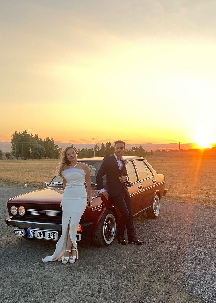 BEYAZ NİKAH ÇEKİM ELBİSESİ - Görsel 4