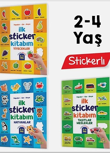 İlk Sticker etkinlik Kitabım 