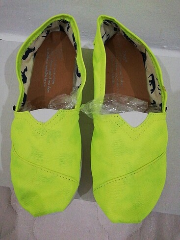 36 Beden sarı Renk Toms babet