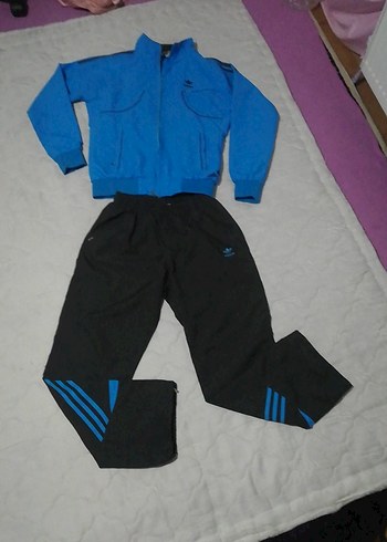 Mavi Adidas Rahat Eşofman Takımı - Görsel 13