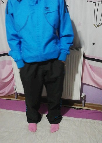 Mavi Adidas Rahat Eşofman Takımı - Görsel 4