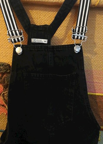 Siyah kısa tulum - Görsel 3