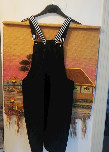 Siyah kısa tulum - Görsel 4