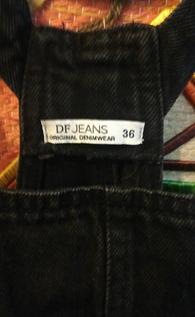 Siyah kısa tulum - Görsel 2