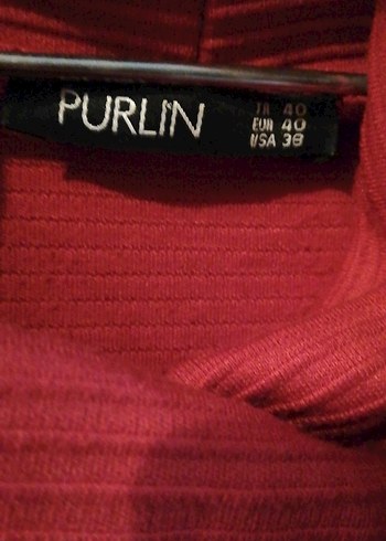 Kırmızı Midi elbise - Görsel 3