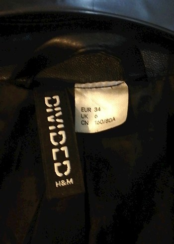 Kadın Siyah Deri ceket - Görsel 3