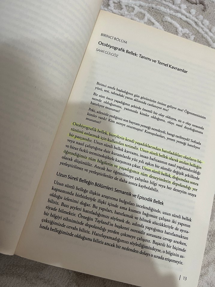 Hayatı Hatırlamak - Otobiyografik Belleğe Yaklaşımlar - Görsel 3
