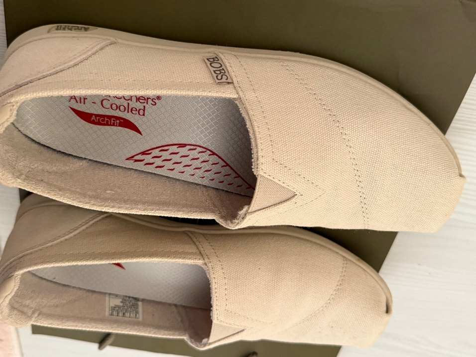 Skechers Arch Fit Plush Kadın Espadril Bej - Görsel 4