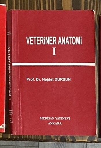 Veteriner anatomi 1. Kitap sıfır ayarında hiç kullanılmadı