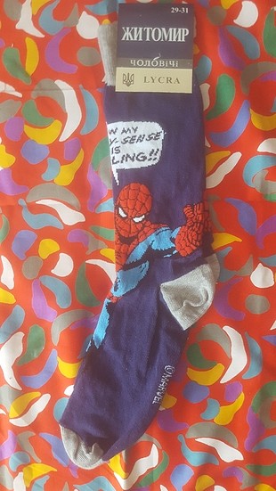 Spidermanli çorap