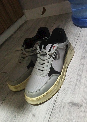 42 Beden Gri Erkek Günlük Bağcıklı Spor Ayakkabı