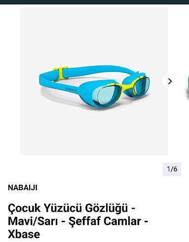 Çocuk Yüzücü Gözlüğü nabaji