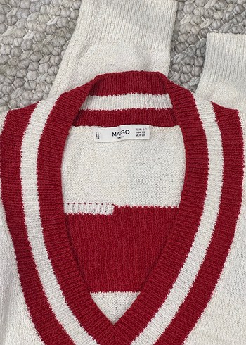 V Yaka Kadın Triko Kazak - Görsel 6