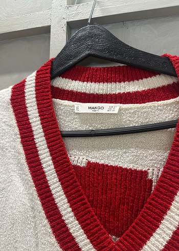 V Yaka Kadın Triko Kazak - Görsel 5