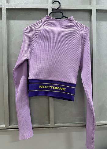 Lila Kadın Triko Kazak - Görsel 2