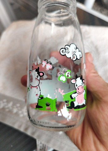 Renkli İnek Desenli şişe - Görsel 3