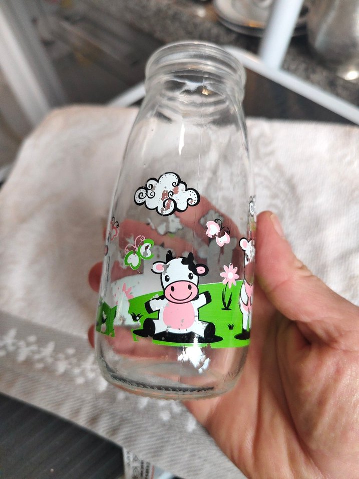 Renkli İnek Desenli şişe - Görsel 2