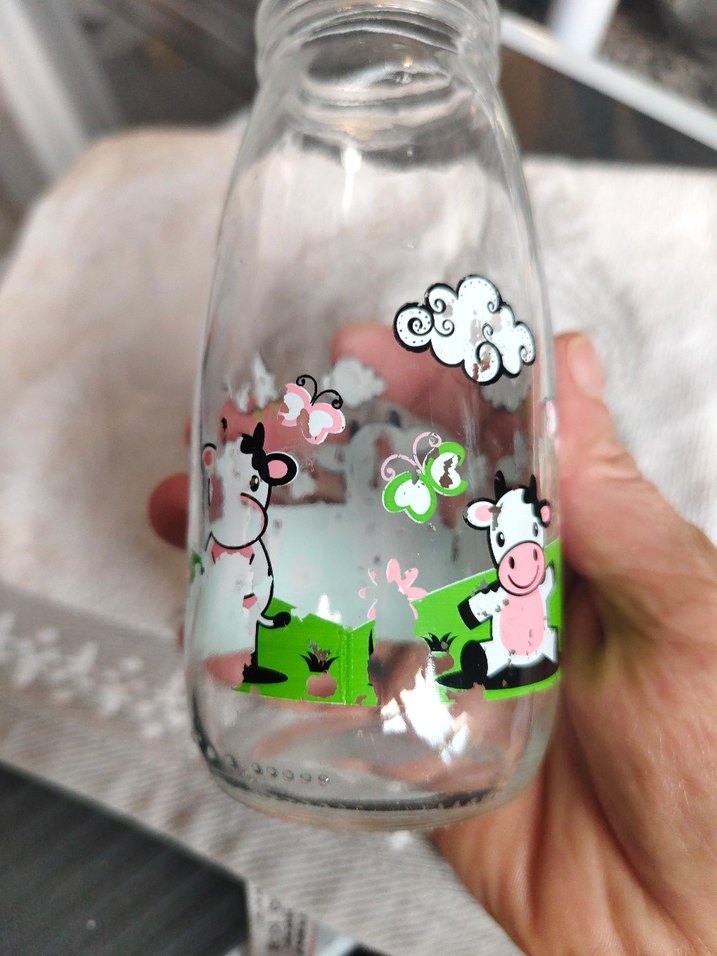 Renkli İnek Desenli şişe - Görsel 3