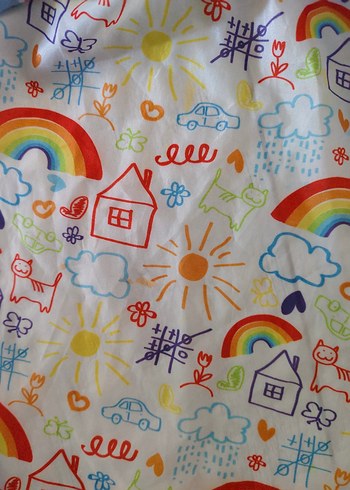 Pastel Renkli Uzun Kollu Boya Önlüğü - Görsel 2