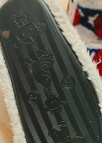 Kız erkek çoçuk için Renkli Nakışlı Sıcak Ev Terliği - Görsel 4