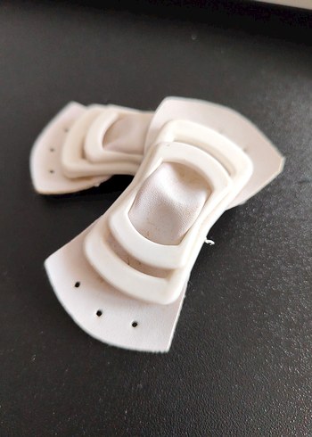 Beyaz Velcro Bantlı Motosiklet Dizlik - Görsel 3