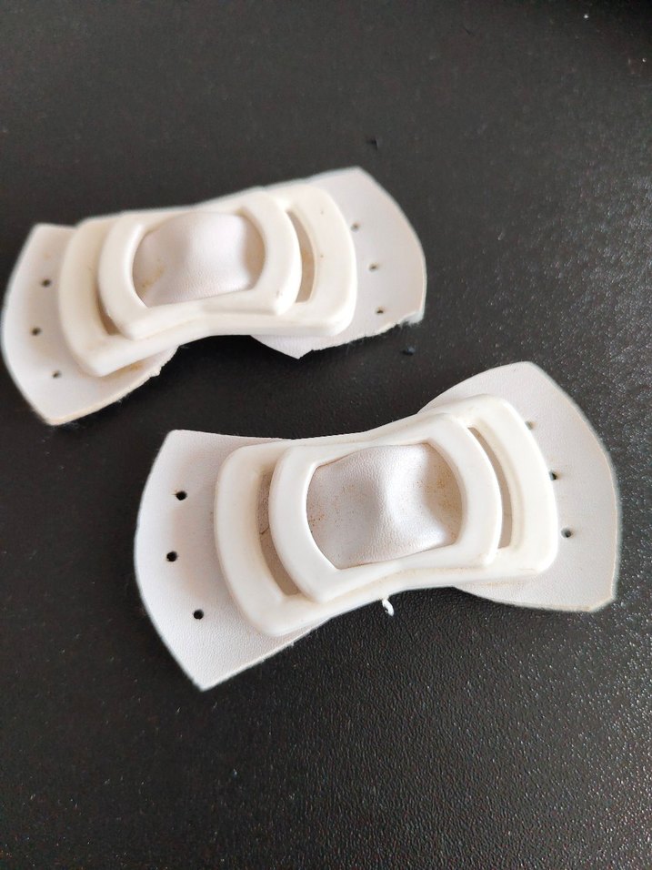 Beyaz Velcro Bantlı Motosiklet Dizlik - Görsel 4