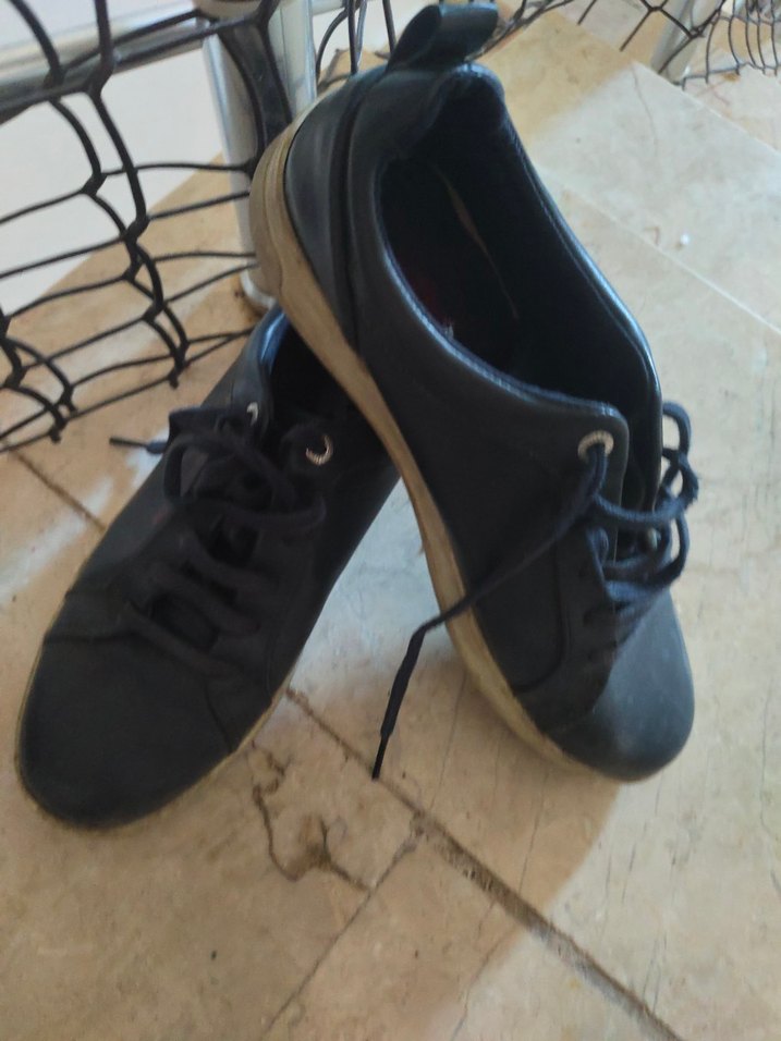 Erkek Lacivert Spor Ayakkabı Bağcıkları polo - Görsel 4