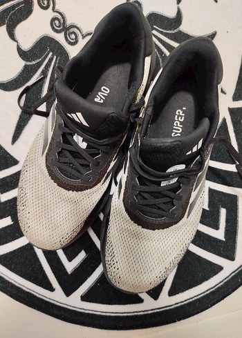 Erkek Beyaz Gri Yılan Desenli Spor Ayakkabı - Görsel 2